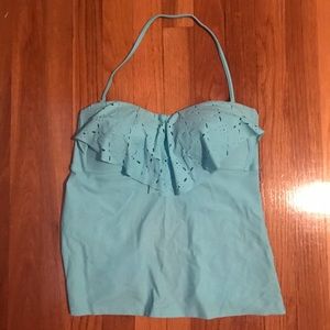 So Open-Back Tankini Top